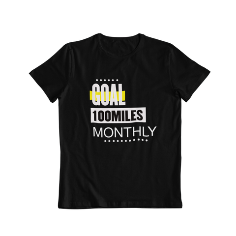 Runner T-Shirt - 100 Miles Goal black