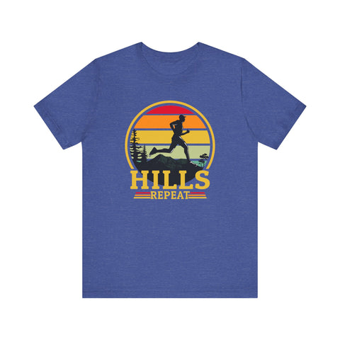 Men Running T-Shirt - Hills Repeat