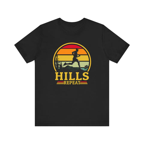 Men Running T-Shirt - Hills Repeat