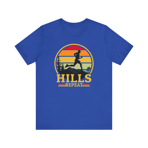 Men Running T-Shirt - Hills Repeat